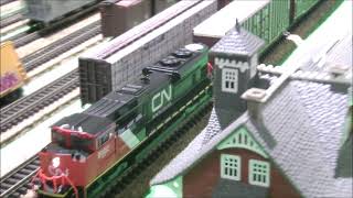 MY NSCALE TRAINS NEW BLI CN SD70ACe [upl. by Euridice]