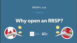 RRSPs 101  Part 2 Why open an RRSP [upl. by Airtemed]