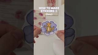 How to make your own stickers youtubeshorts artideas fyp [upl. by Pena]