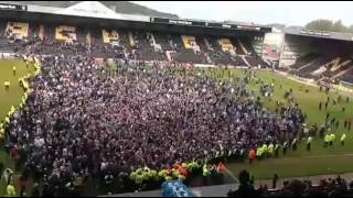 Pompey fans invaded the pitch at Notts County [upl. by Pernas]