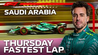 Alonsos Fastest Lap  Thursday  FP2 2024 Saudi Arabian Grand Prix [upl. by Anahsohs]