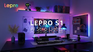 Lepro S1 AI Smart LED Strip Lights  MagicColor Light Strips with IC Insert AI Generated Lighting [upl. by Hodgkinson899]