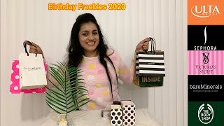 Birthday Freebies 2020  How to Get Free Stuff on Your Birthday Free skincare amp makeup products [upl. by Inaliak610]