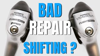 How to fix poor shifting gear change TIAGRA 4400 shimano tiagra shifters [upl. by Uolyram]