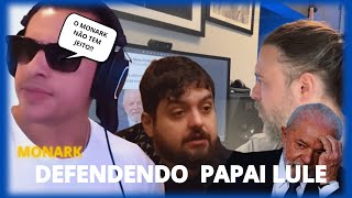 SUPER XANDAO REAGINDO A MONARK defendendo o PAPAI LULE  Nando Moura [upl. by Nyrmak912]