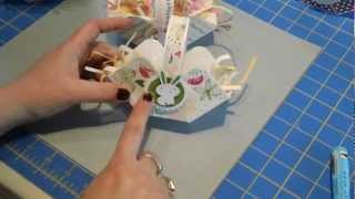 Easy Paper Easter Basket [upl. by Gregoire]