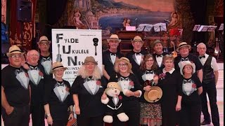 Fylde Ukulele Network FUN  Poulton Drama Fundraiser  Feb 2016 [upl. by Pirbhai]