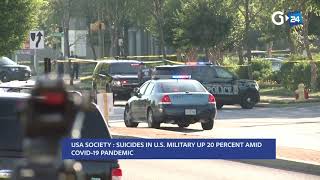 USA  SUICIDES IN U S MILITARY UP 20 PERCENT AMID COVID 19 PANDEMIC [upl. by Nicram]