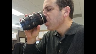 Camera Lens Thermos Travel Mug Review [upl. by Ellenoj]