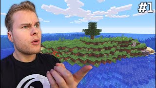 GESTRAND OP EEN ONBEWOOND EILAND  Minecraft Survival 1 Nederlands [upl. by Aciraj]