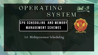 36 Multiprocessor Scheduling  CS405 [upl. by Winzler249]