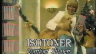 Isotoner Comfort Slippers  Feel Relaxed All Over  Commercial  1988 [upl. by Asseral]