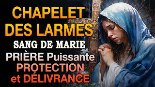 Chapelet des LARMES de SANG de la VIERGE MARIE🙏Très Puissante Prière PROTECTION et DÉLIVRANCE [upl. by Rizas313]