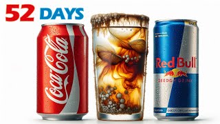 52 Days of Transformation CocaCola vs Red Bull Evaporation amp Mold Growth [upl. by Stevenson385]