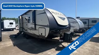 USED 2021 Forest River Salem Hemisphere HyperLyte 22RBHL Travel Trailer Walk Through  Pataskala [upl. by Lebar447]