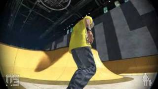 Skate 3 Xbox 360 Bodyflip or McTwist [upl. by Akerdnahs365]