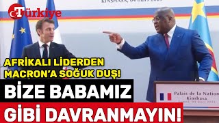 Kongolu Liderden Macron’a Ruanda Soykırımıyla Şok Bize Babamız Gibi Davranma  Türkiye Gazetesi [upl. by Ivzt]