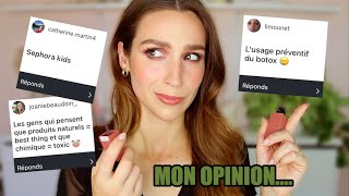 🫣 Mon OPINION sur des sujets beauté CONTROVERSÉS  😰 [upl. by Connett]