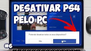 COMO DESATIVAR PS4 COMO PRINCIPAL PELO PC [upl. by Adnorehs]