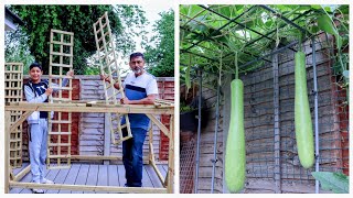 Step by step guide  How to make a garden trellis [upl. by Atnek]