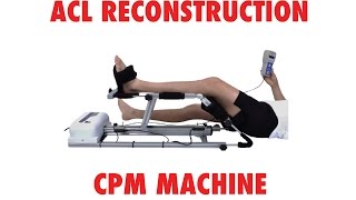 Knee CPM Machine IN USE My Doctors 1 Week Protocol [upl. by Laicram]