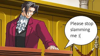 Edgeworth Breaks the Desk objectionlol [upl. by Gannon]