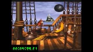 Donkey Kong Country 7 Run in 838 World Record [upl. by Amerak380]