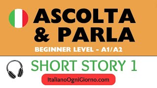 Italian short story 1  Il ladro di cioccolata  level A1A2 [upl. by Lalat197]