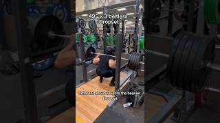 Natty Mutant Dropsets a 495 Squat With No Belt [upl. by Marella]