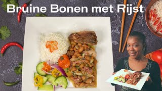 Recept Bruine Bonen met Rijst  Recept BB met R  In de keuken van Sirmean [upl. by Bevan]