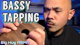 ASMR Tapping at Medium Speed on BASS HEAVY Objects w Breathy Whispers for Easy Tingles [upl. by Marty]