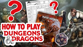 HOW TO PLAY DUNGEONS amp DRAGONS  A beginners guide to DampD [upl. by Nnyliram]