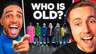 Miniminter Reacts To 6 Old People Vs 2 Secret Young People [upl. by Rees]