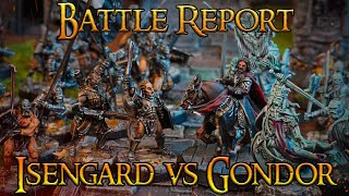 Isengard Vs Army of the Dead  Conquest Champions Game 2  Middle Earth SBG Battle Report [upl. by Adnaerb]