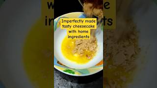 No bake Cheesecake recipe with hung curd  Cheesecake with home ingredients nobakecheesecake [upl. by Heng]