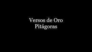 Audiolibro Versos de Oro Pitágoras [upl. by Omarr33]