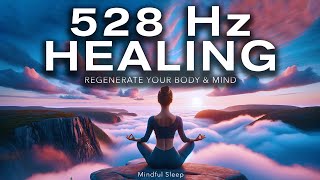 528 Hz Healing Frequency  Relaxing Brain Waves  Mindful Sleep [upl. by Denn]