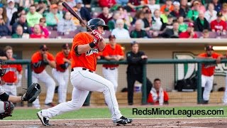 Cincinnati Reds James Vasquez homers for the Dayton Dragons [upl. by Mitzie]