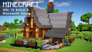 Minecraft How To Build a Blacksmith House [upl. by Drahnreb924]