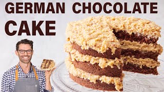 BEST German Chocolate Cake Recipe [upl. by Friedland]