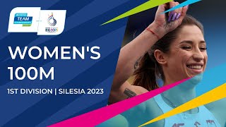 Ewa Swoboda wins 100m on a home soil  Full Race Replay  Silesia 2023 [upl. by Oicelem]