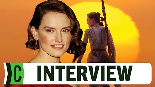 Daisy Ridley Interview New Star Wars Movie New Jedi Order and Martin Campbells Cleaner [upl. by Aniratak]