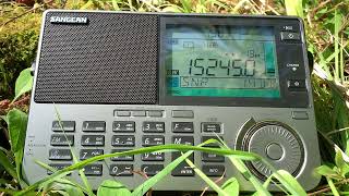 Dxing in the woods with the Sangean ATS909X2 and ANT60 antenna Voice of Korea DPRK 15245 kHz [upl. by Ennaej]