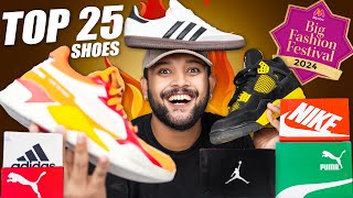 ✅ Best Nike Puma Adidas ShoesSneakers For Men 🔥 80 Off Myntra Fashion Deals 2024  ONE CHANCE [upl. by Marika]