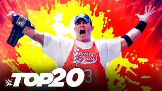 John Cena’s greatest Attitude Adjustments WWE Top 10 June 5 2022 [upl. by Aekin]