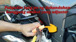 How to Adjust Suzuki Gixxer 155cc Suspension from stifist to smoothest [upl. by Itsur514]