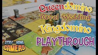 Queendomino amp Kingdomino Royal Wedding Playthrough 🏰 2 Players [upl. by Enilav503]