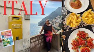 ITALY VLOG  SORRENTO  POSITANO VIEWS  CAPRI  COOKING CLASS AND PASTA DIET [upl. by Auj]