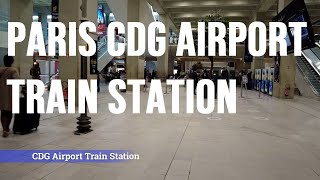 CDG Airport Train Station  Arrival in Bordeaux [upl. by Luapleahcim]