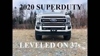 FORD F250 Leveled on 37s gets a 20x10quot Fuel Wheel upgrade to Enhance the Stance [upl. by Terrence]